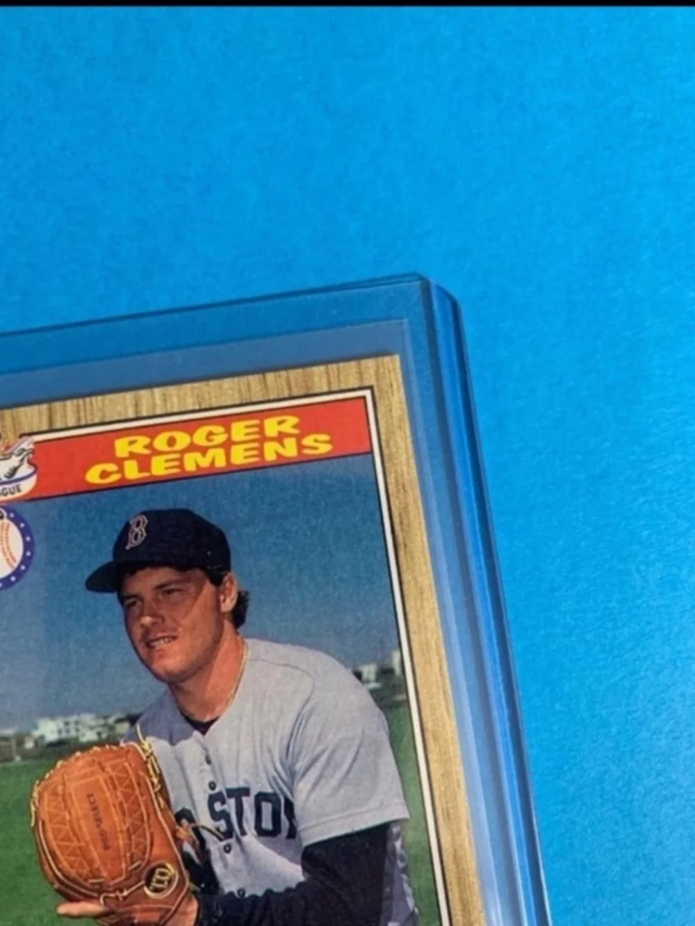 RARE WRONG BACK PRINTING PRESS ERROR ROGER CLEMENS - MINT!!